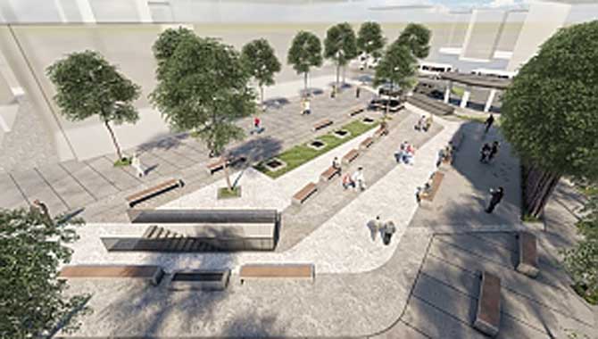 Yeni meydan için çalışmalar tüm hızıyla devam ediyor