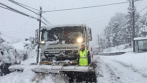 12 mahalle yolu ulaşıma açıldı