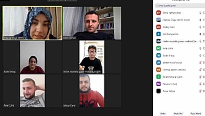 Gençlik Merkezi Online Eğitimde 