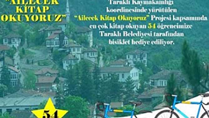 Kitap Okuyana Bisiklet Hediye