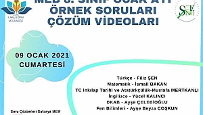 LGS Öğrencilerine Soru Çözüm Videoları Desteği 