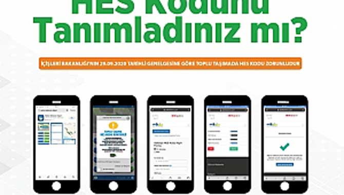 Toplu taşımada HES kodu
