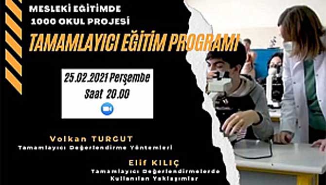 296 Öğretmene ‘Tamamlayıcı Değerlendirme Yöntemleri’ Eğitimi Verildi