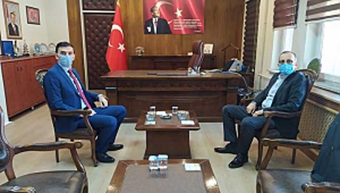 Geyve Kaymakamı'ndan, Taraklı Kaymakamı'na ziyaret