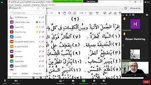 İlahiyat Fakültesinden Öğretmenlere Arapça Metin Okuma Eğitimleri 