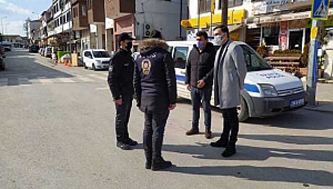 Yeni Kaymakam denetimlerine katıldı.