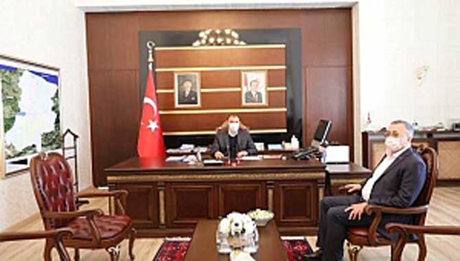 Balcı’dan Vali Kaldırım’a ziyaret 