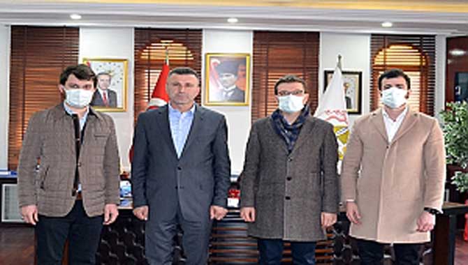 Başkan Özen, Başkan Çalışkan’ı Makamında Ağırladı