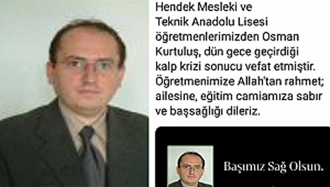 Eğitim Camiasının Acı Günü