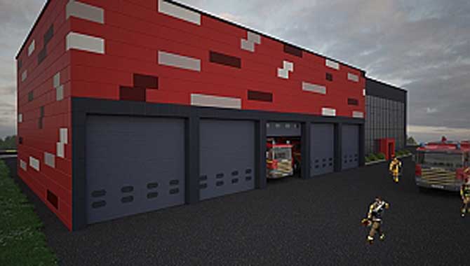 HENDEK İTFAİYE BİNASI’NIN YÜZDE 97’Sİ TAMAM 