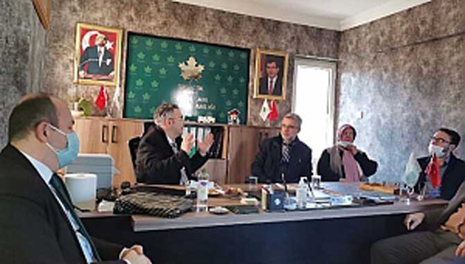 İYİ Partiden Gelecek Partisine iadeyi ziyaret 