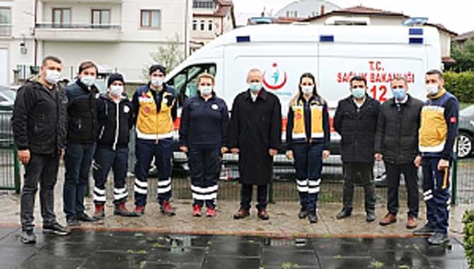 Öğütlü 112 istasyonlarını ziyaret etti