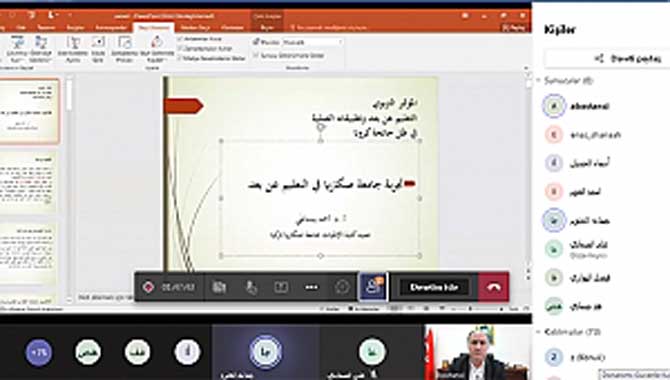 Prof. Dr. Bostancı Ürdün’de Düzenlenen Sempozyumda Sakarya Üniversitesini Anlattı