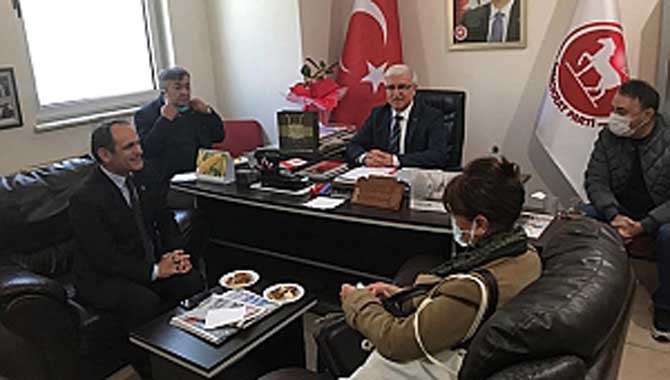Sakarya CHP'den, DP'ye ziyaret