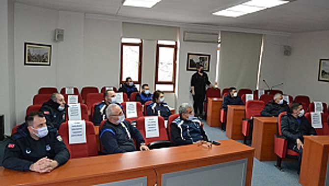 Sapanca Belediye Personeline Afet Bilinci Eğitimi