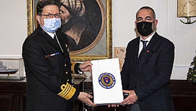 Sarıbıyık’tan Deniz Kuvvetleri Komutanı Özbal’a ziyaret