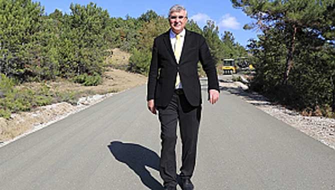 Şehrin kuzeyinde 46 km beton yol yapılacak