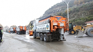 Serdivan’da Karla Mücadele Ekipleri Teyakkuzda