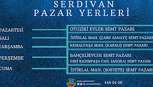 Serdivan Semt Pazarlarına Yeni Düzenleme