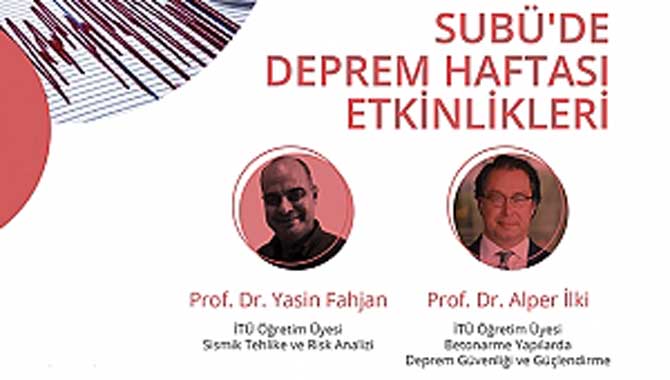 SUBÜ’den Deprem Haftası etkinliği