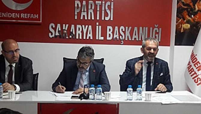 Yeniden Refah Partisi Mart Ayı İl Divan Toplantısını Yaptı