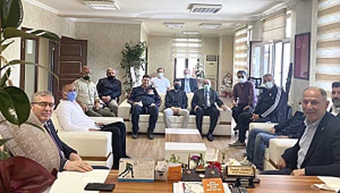 AK Parti Adapazarı ilçe Başkanı ve yönetimi ASKF ziyaret etti