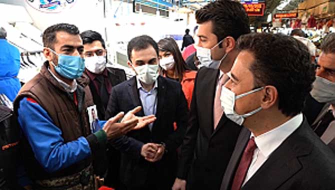  DEVA PARTİSİ ESNAF ZİYARETLERİNE DEVAM EDİYOR 