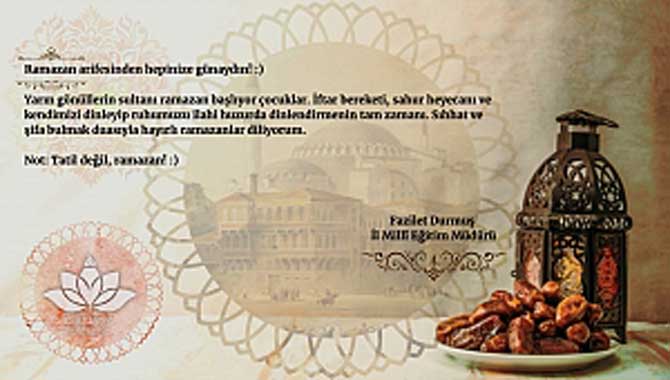 Durmuş’tan Öğrencilere 