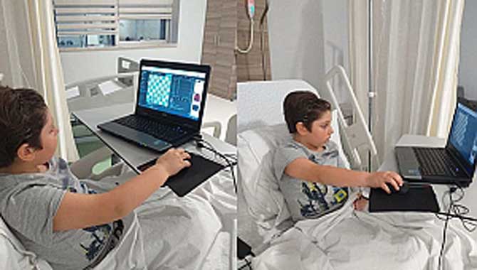 Hasta Yatağında Takım Arkadaşlarını Yalnız Bırakmadı