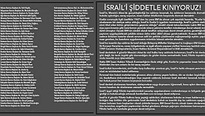 76 barodan ortak açıklama