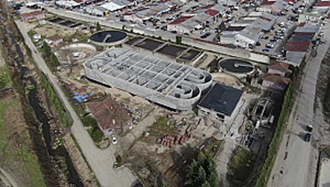 Akyazı Atıksu Arıtma Tesisi'nin ilk etabı tamamlandı