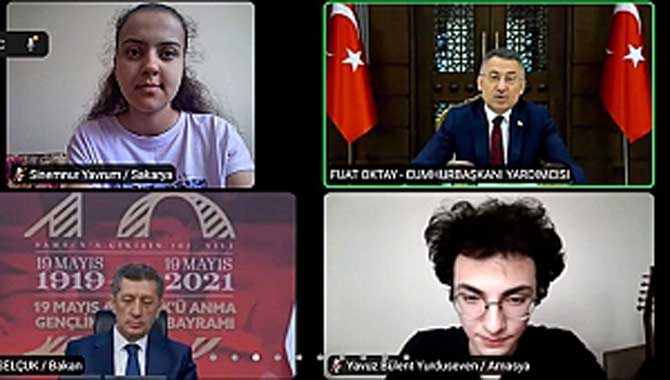 Liseli Gençlerle Çevrim İçi 19 Mayıs Buluşması