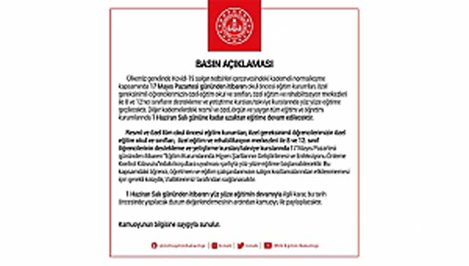 MEB BASIN AÇIKLAMASI 