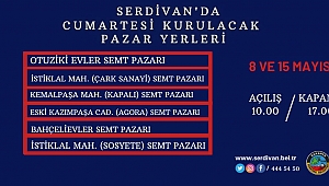Serdivan’da Pazarlara Hafta Sonu Düzenlemesi 