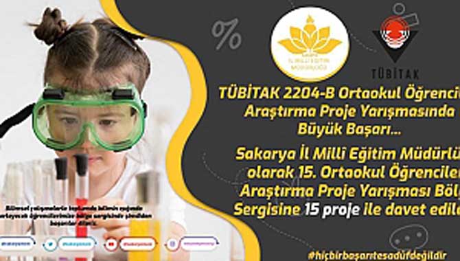 TÜBİTAK Projelerinde Sakaryalı Öğrencilerin Büyük Başarısı