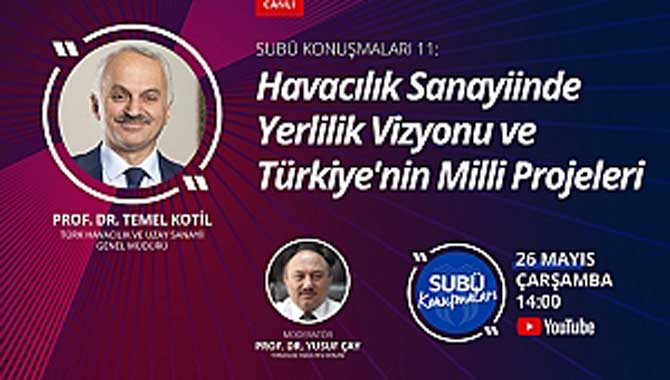 TUSAŞ Genel Müdürü Kotil SUBÜ Konuşmaları’nda