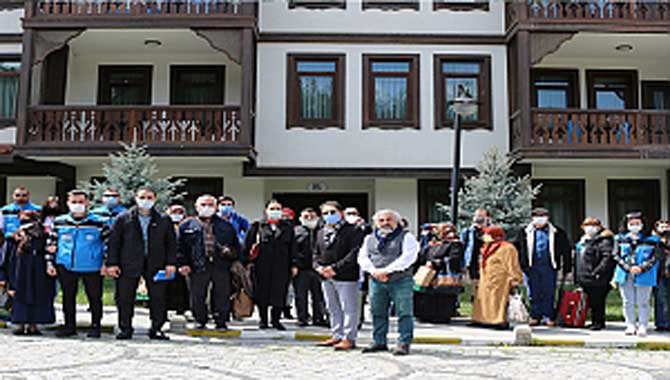 108 aile sağlık için kaplıcalardaydı