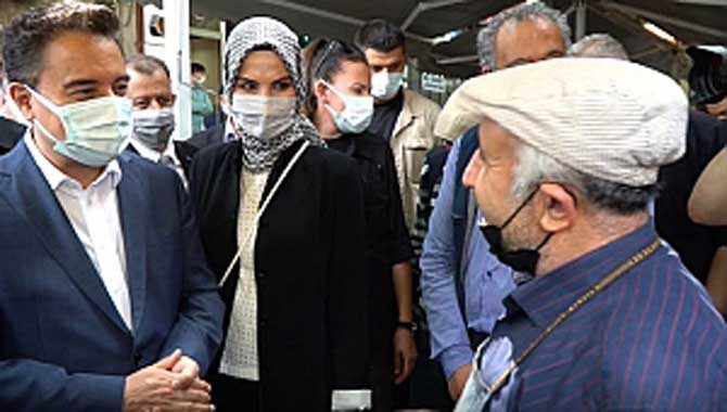  ALİ BABACAN AFYONKARAHİSAR’DA ESNAFI ZİYARET ETTİ