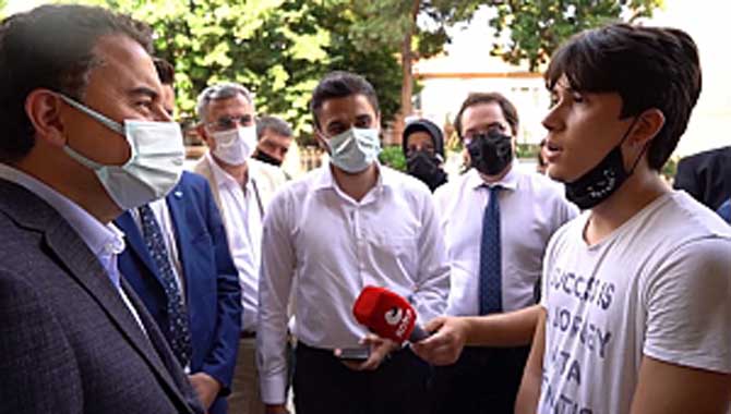 ALİ BABACAN İZMİR ÖDEMİŞ’TE ESNAFLA BULUŞTU