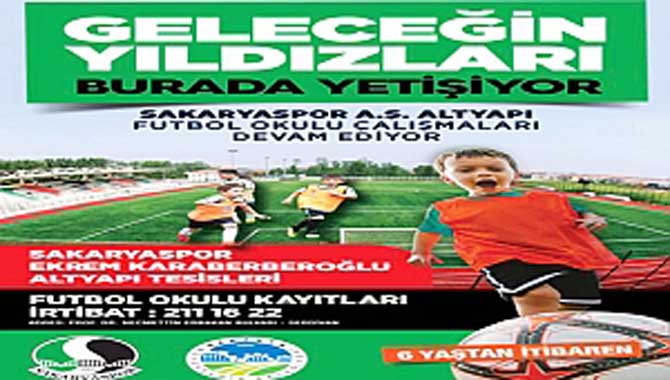 Geleceğin yıldızları burada yetişecek