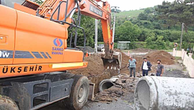 Karanlıkdere Mahallesi’nin yağmursuyu sorununu SASKİ çözüme kavuşturdu