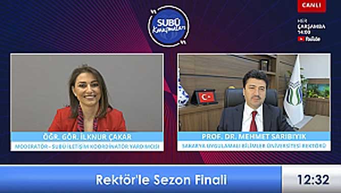 Rektör Sarıbıyık Canlı Yayında Müjdeyi Verdi