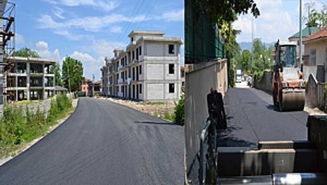 Sapanca’ya 25 Bin Ton Asfalt