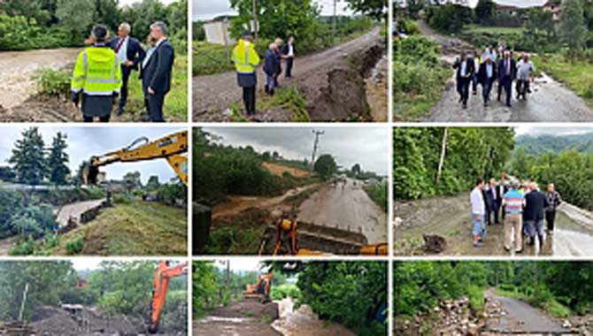 AKAR VE BABAOĞLU SEL’İN VURDUĞU MAHALLELERDE 