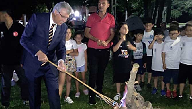 Büyükşehir, dört gözle beklenen yaz kamplarına Macera Park’ta başladı