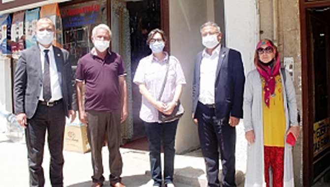 CHP li İki vekil Purçu ve Aygun Taraklı’da Halk sorunlarını dinledi