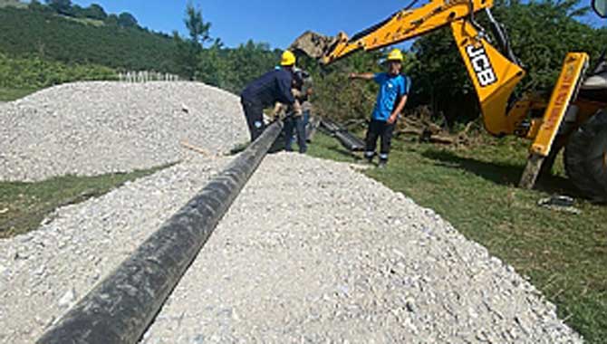 Ferizli’de su iletimi sorununu Büyükşehir SASKİ çözdü