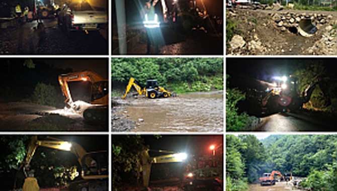 HENDEK BELEDİYESİNDEN SAHADA ANINDA MÜDAHALE 