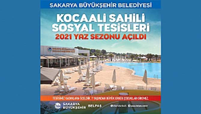 Kocaali sosyal tesislerinde yeni sezon açıldı