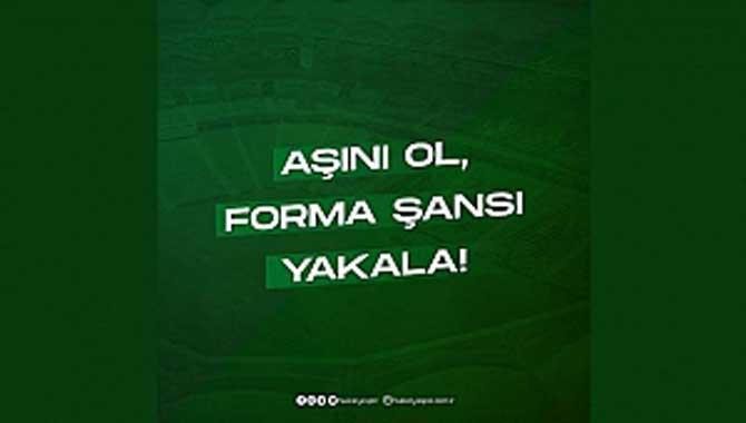 Aşını ol formayı kap